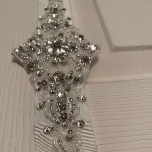 Wedding dress sash